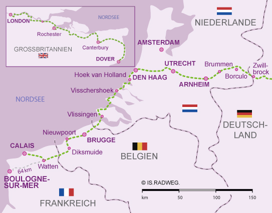 Europaradweg R1 Frankreich–Belgien–Niederlande Europaradweg R1 Frankreich–Belgien–Niederlande