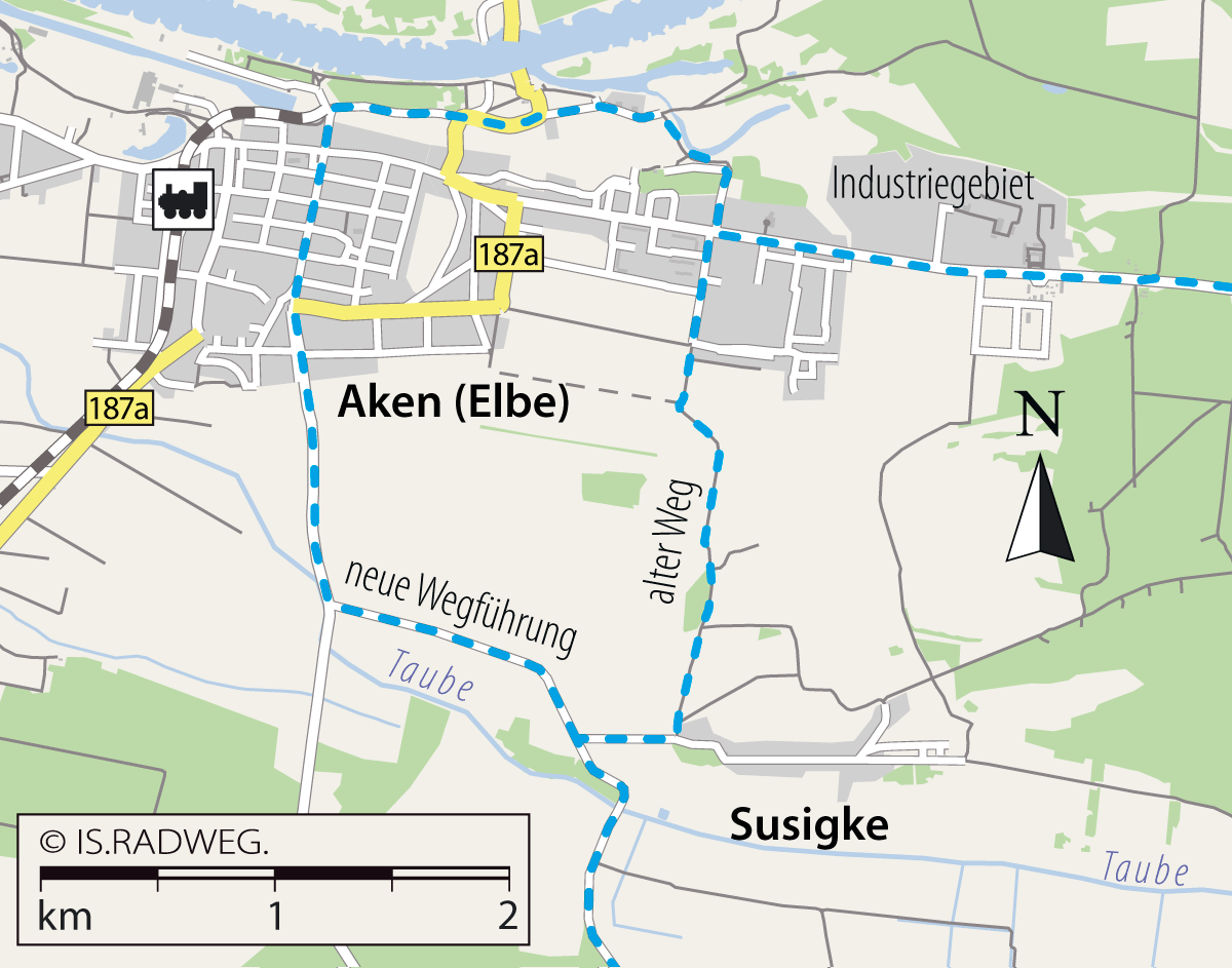 Europaradweg R1 Euroroute - in Deutschland