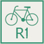 Europaradweg R1 Radwegschilder R1 Sign Poland