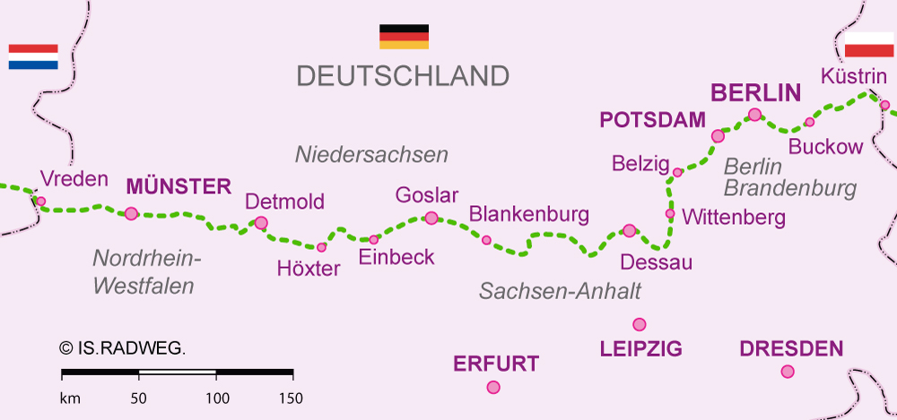 Euroroute R1 in Germany