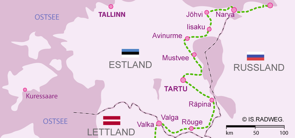 Europaradweg R1 Estland