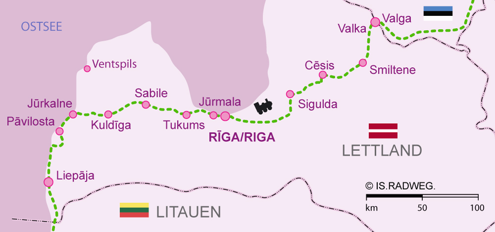 Euroroute R1 Latvia